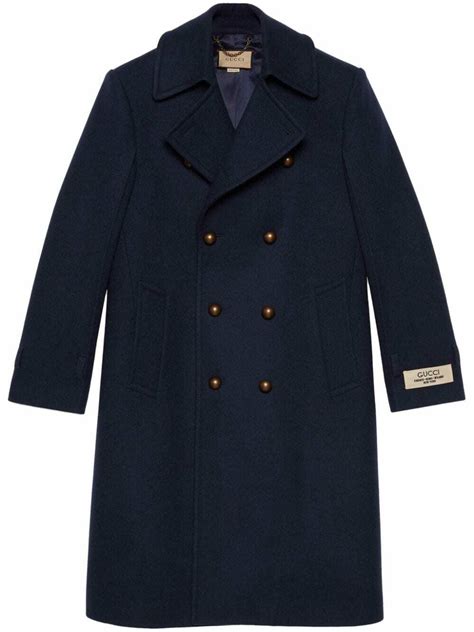 gucci coat wool|indigo wool gucci cashmere coat.